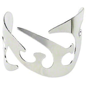 Silver finished Cuff Bracelet- Tribal design- New